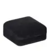 Velveteen T-style earring box with custom logo branding, premium interior display, and luxury packaging for jewelry brands