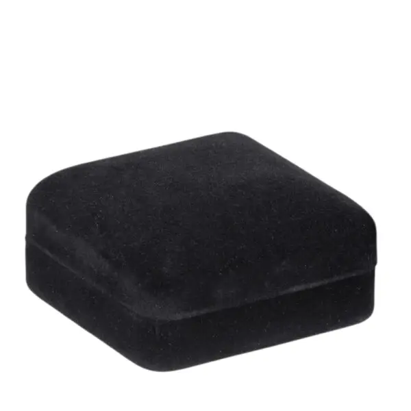 Velveteen T-style earring box with custom logo branding, premium interior display, and luxury packaging for jewelry brands
