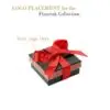 Striped Bow T-Bar Earring & Pendant Display Box - Custom Rigid Packaging Premium striped rigid earring box with bow T-bar display insert and custom branding options for jewelry retailers