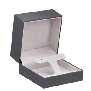 Custom Soft-Touch Earring Box with T-Style Insert u0026amp; Sleeve