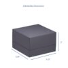 Custom Soft-Touch Earring Box with T-Style Insert & Sleeve Soft-touch premium earring box with T-style insert and matching protective sleeve for jewelry brands