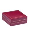 Custom vintage-style T-bar earring display box with removable insert and soft velvet lining