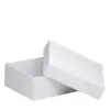 Custom vintage-style T-bar earring display box with removable insert and soft velvet lining