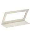 Custom suede 3-set earring display hanger bar with branded packaging for jewelry retailers