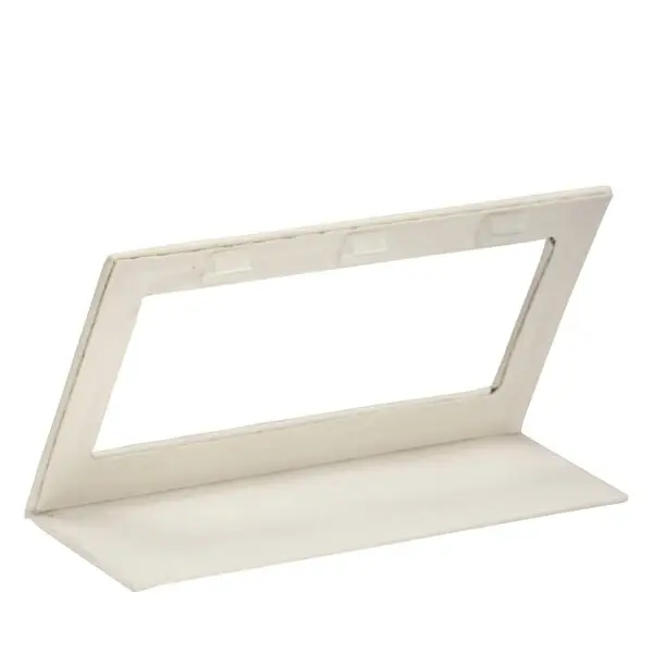 Custom suede 3-set earring display hanger bar with branded packaging for jewelry retailers