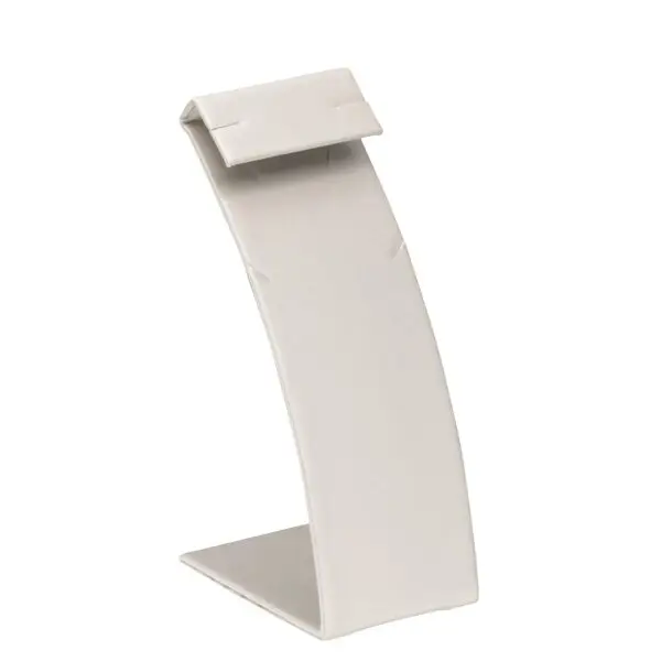 Large foldover earring and pendant display stand for retail jewelry packaging with custom branding