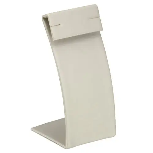 Custom medium earring and pendant foldover display stand with branded packaging and velvet lining