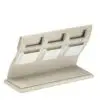 Linea Multi-Earring Display Stand – Custom Wholesale Jewelry Display Multi-pocket earring and pendant display stand with custom velvet-lined pockets for retail jewelry display