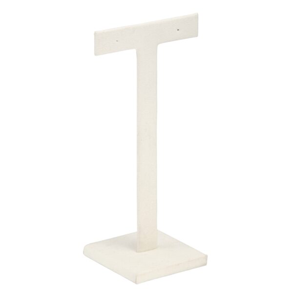 Custom Suede Earring Tree Display Stand – Bulk Factory Direct Custom suede earring tree display stand with multiple angled branches for jewelry retail and gift packaging