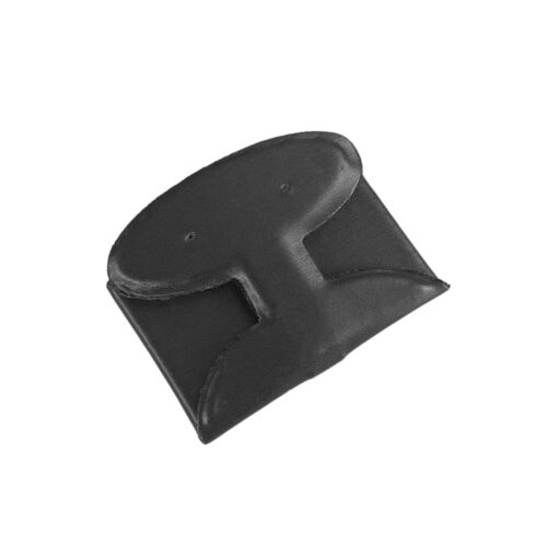 Stackable leatherette T-bar earring display tray pads with 25 posts in neutral color