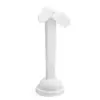 Tall leatherette foldover earring display tree with curved arms, ready for retail jewelry presentation
