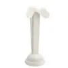 Tall leatherette foldover earring display tree with curved arms, ready for retail jewelry presentation