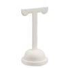 Premium leatherette earring display tree with multiple earring hooks, ideal for retail jewelry stores and brand showcase