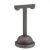 Premium leatherette earring display tree with multiple earring hooks, ideal for retail jewelry stores and brand showcase
