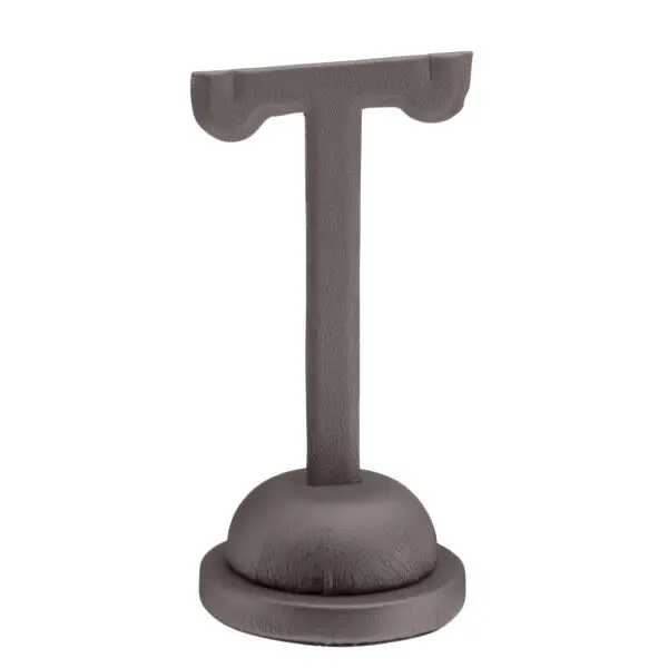 Premium leatherette earring display tree with multiple earring hooks, ideal for retail jewelry stores and brand showcase