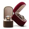 Wholesale Custom Flannelette Watch Box with Logo Branding Custom flannelette watch box with logo branding and velvet interior lining for wholesale jewelry and watch retailers