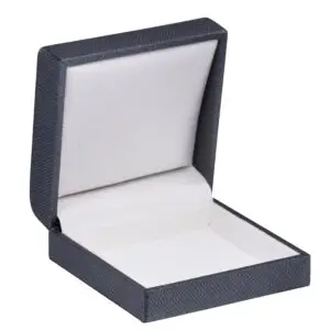 Weave Texture Flat Pad Jewelry Box – Custom Rigid Box, Contemporary Design