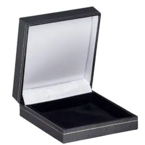 Luxury Flat Pad Jewelry Box with Vintage Finish – Custom OEM Packaging