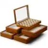 Premium Glass-Top Jewelry Display Box – Custom Wholesale Solutions Premium glass-top jewelry display box with customizable wood base and velvet-lined interior for luxury retail presentation