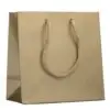 Glossy euro tote bag in jewel size, custom branded, perfect for jewelry packaging and premium unboxing experiences
