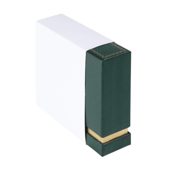 Gold-Accented Rigid Cardboard Ring Box – Custom Jewelry Packaging Gold-accented rigid cardboard ring box with custom branding, premium velvet interior, luxury jewelry packaging
