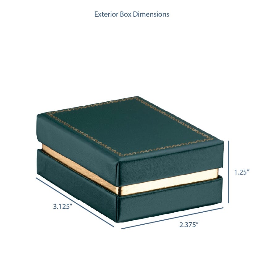 Custom luxury earring boxes with protective foam insert, rigid cardboard construction, and foil-stamped logo printing for jewelry brands.