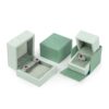 Custom Green Microfiber Jewelry Boxes – Wholesale Private Label Packaging Premium custom green microfiber jewelry boxes with custom logo and protective foam inserts for wholesale branding