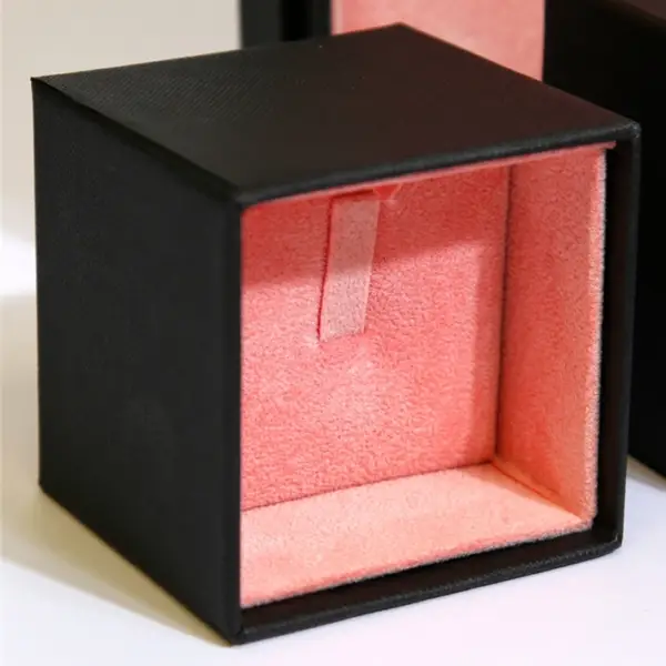 Custom Italianate Lid & Base Rigid Jewelry Box Custom Italianate rigid jewelry box with lid-and-base construction, embossed logo, and velvet interior lining