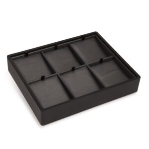 Custom Leatherette Stackable Jewelry Display Tray – 6-Pad Pendant u0026amp; Earring Organizer