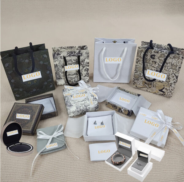 Custom Luxury Paper Jewelry Gift Boxes | OEM Branded Rigid Packaging Custom branded rigid paper jewelry gift boxes with velvet interior and gold foil logo — factory-direct wholesale
