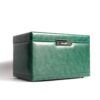 Large Custom PU Leather Jewelry Organizer Box – Wholesale & Private Label Custom large PU leather jewelry organizer box with velvet compartments and branded embossing