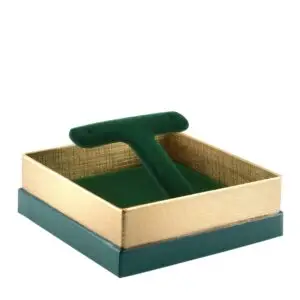 Gold Accent Cardboard Jewelry Box – Wholesale Custom Jewelry Packaging