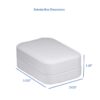 Premium soft leatherette T-style earring box with custom logo, multiple color options, and classic interior design