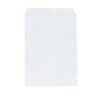 Custom 5x7 white cotton jewelry pouches with drawstring closure for bulk wholesale packaging