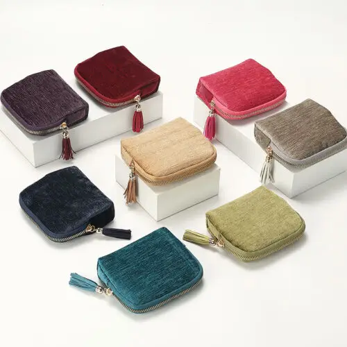 Personalized multi-layer jewelry pouches with zipper, custom OEM gift bags for jewelry brands and retailers
