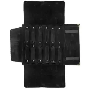 Custom 12-Tube Jewelry Roll Organizer – Portable Ring Storage Case