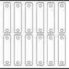 Custom 12-tube jewelry roll organizer with branded exterior and protective ring storage tubes