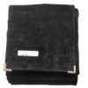 Custom fabric jewelry roll organizer with 10 padded compartments for necklace storage and travel protection