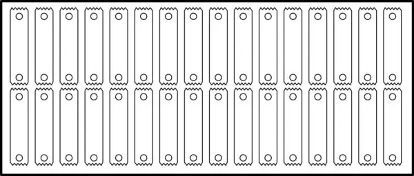 Custom jewelry roll with 32 ring storage tubes, cushioned compartments, branded exterior