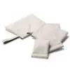 Custom flannelette jewelry travel pouch with logo branding in multiple colors for retail packaging