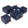 Custom silver foil kraft sliding drawer jewelry box with branded sleeve and foam insert, factory OEM wholesale