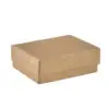 Kraft Cotton-Filled Custom Ring Jewelry Box Kraft cotton-filled custom ring jewelry box with white interior and personalized logo branding