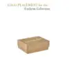 Kraft Cotton-Filled Custom Ring Jewelry Box Kraft cotton-filled custom ring jewelry box with white interior and personalized logo branding