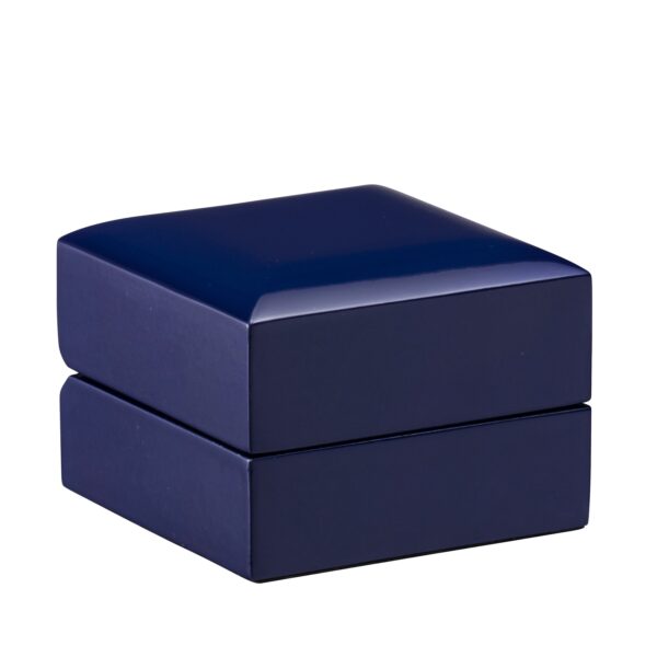 Luxury Wooden Lacquered Ring Box with Custom Branding – Imperial Collection Luxury wooden lacquered ring box with custom logo engraving, premium finish and velvet interior insert