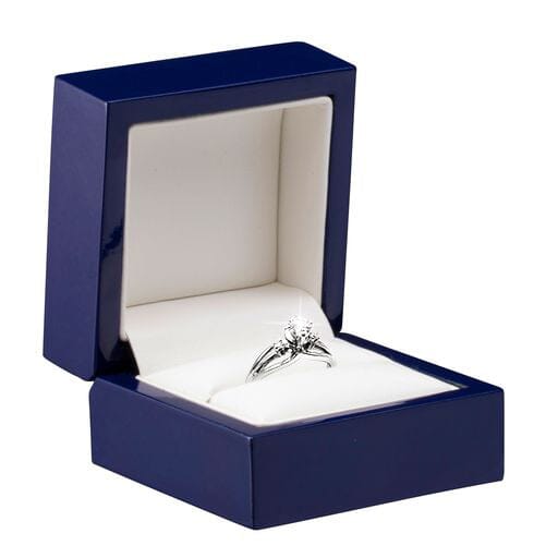 Luxury Wooden Lacquered Ring Box with Custom Branding – Imperial Collection Luxury wooden lacquered ring box with custom logo engraving, premium finish and velvet interior insert
