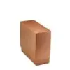 Premium leather bangle box with custom embossed logo and silk-lined interior, open and closed views