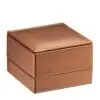 Custom Leather T-Style Earring Box - High-End Jewelry Packaging Premium leather T-style earring box with embossed logo and custom interior compartments for jewelry positioning