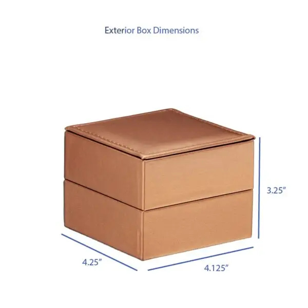 Luxury Leather Large Hoop Earring Box – Custom Rigid Jewelry Display Packaging Luxury leather large hoop earring display box with custom logo branding and foam insert, premium rigid jewelry packaging
