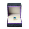 Custom leather jewelry box with velvet insert; professional packaging for rings, earrings, and fine jewelry wholesale