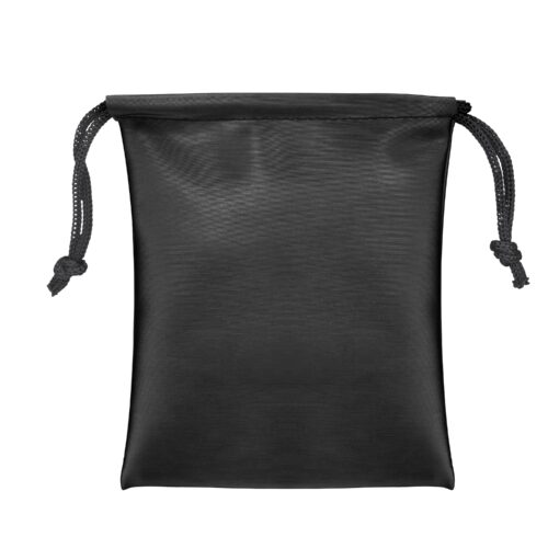 Large brushed leather jewelry pouch with soft lining and custom branding for jewelry brands